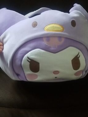 Kuromi Plush Easter Basket/ Purse
